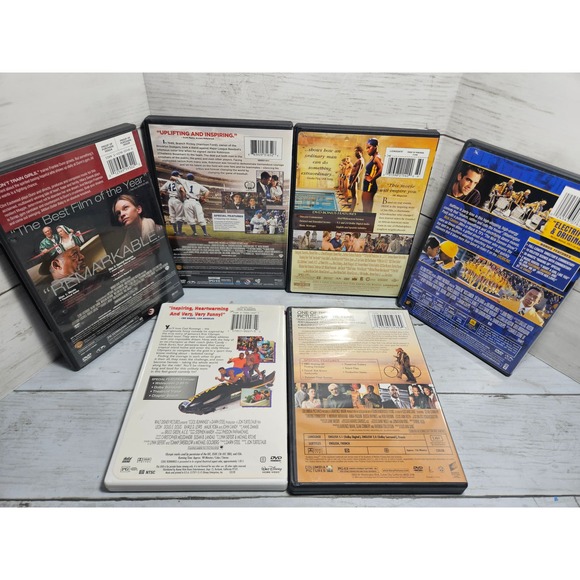 Sports DVD Lot Of 6 Boxing Baseball Disney Pride 42 Million Drum Forrester - Picture 2 of 7